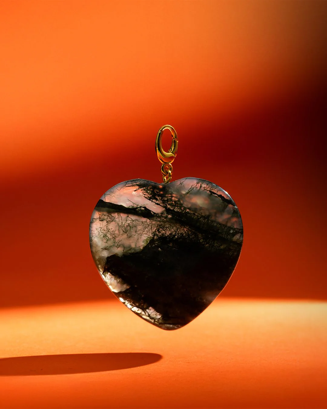 The Heart Moss Agate - Inner Strength pendant - Image 4