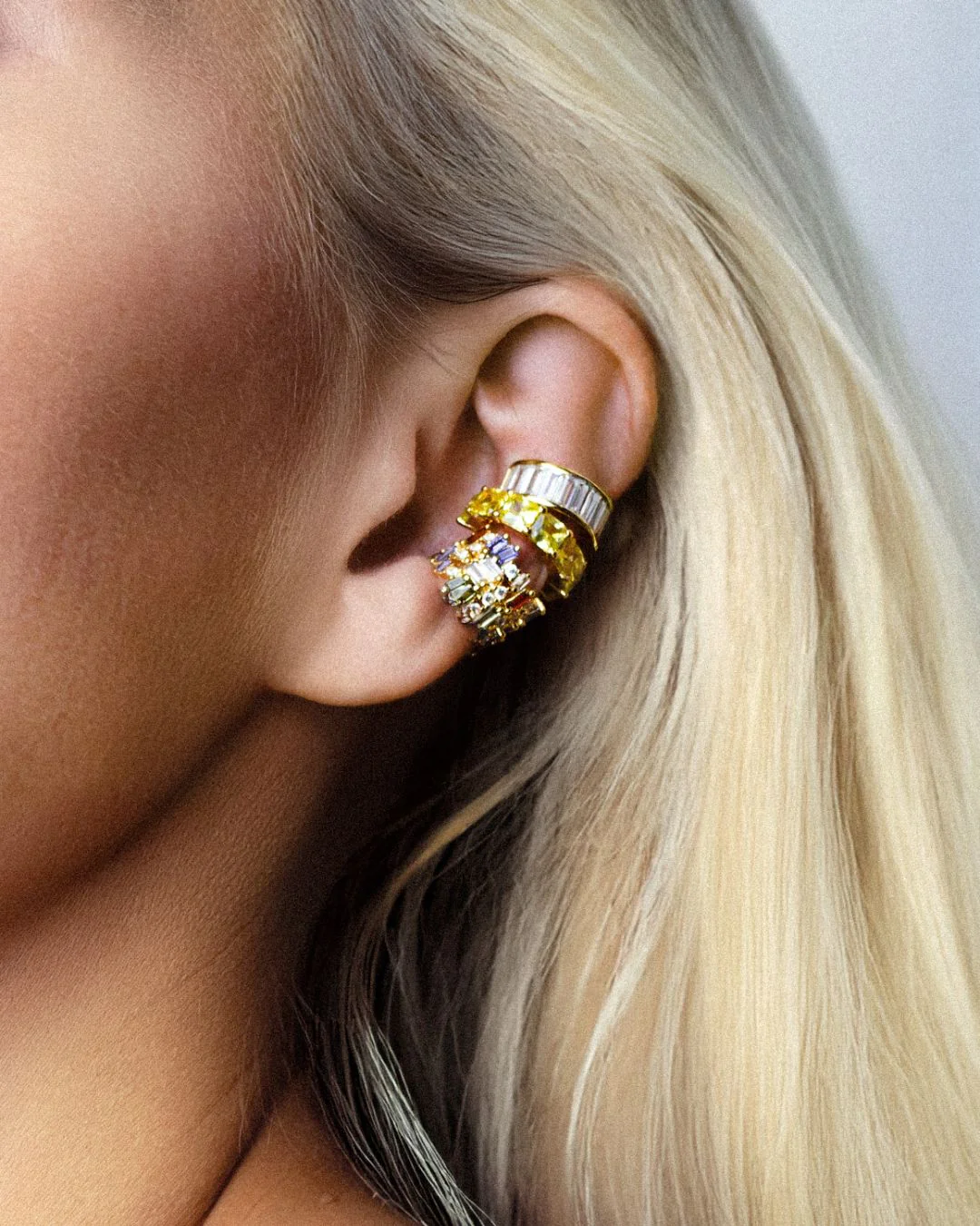 The Holiday Halo ear cuff set - gold plated - Image 3