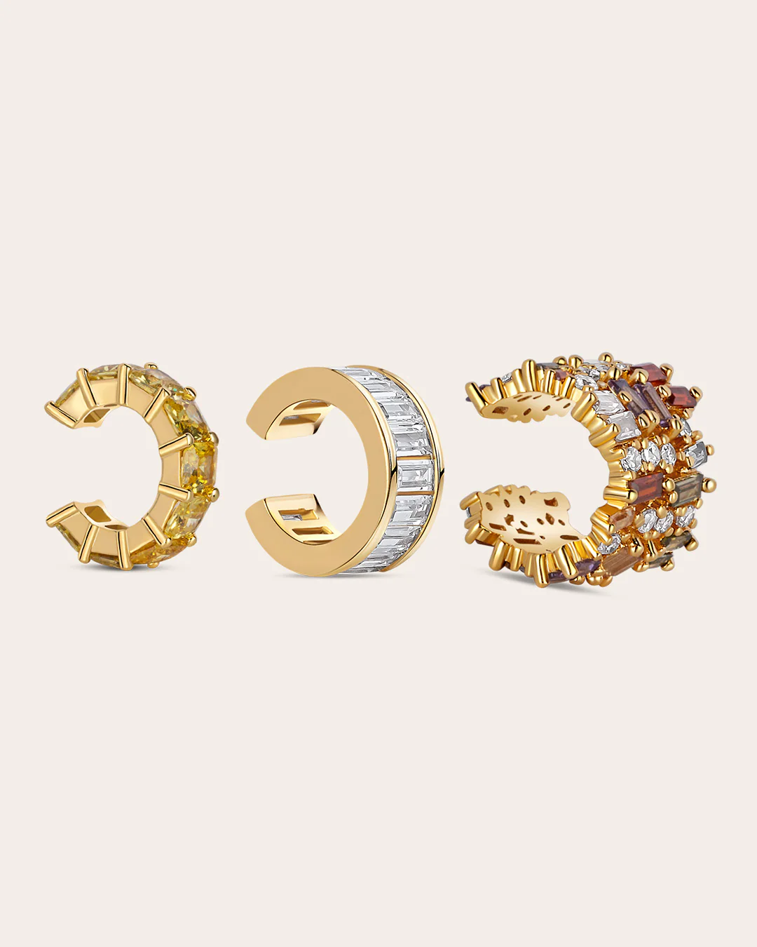 The Holiday Halo ear cuff set - gold plated - Image 4