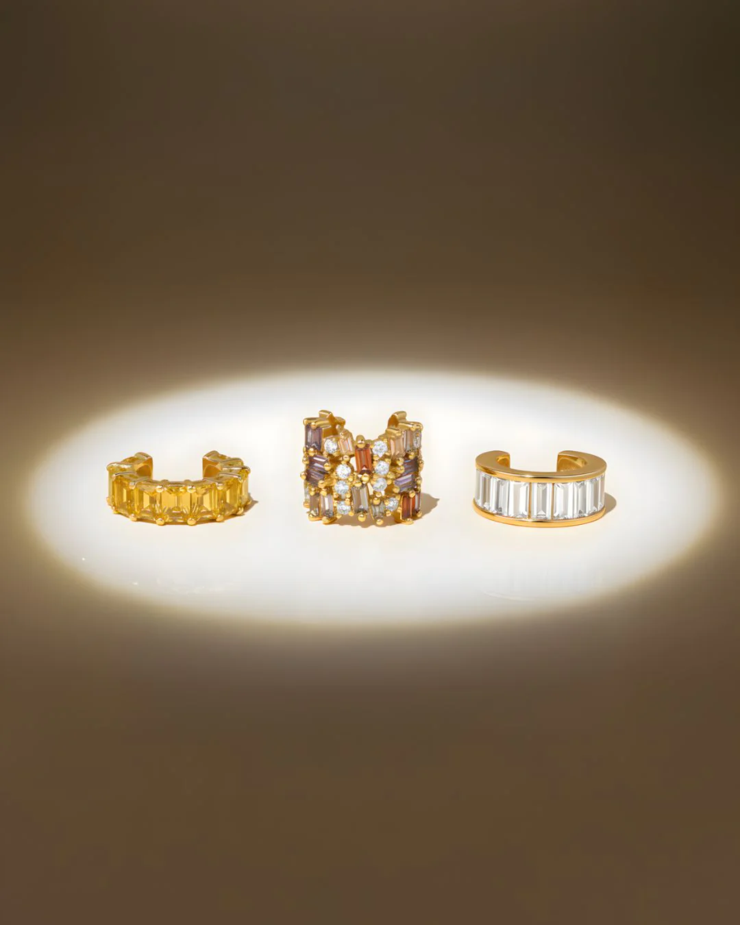The Holiday Halo ear cuff set - gold plated - Image 6