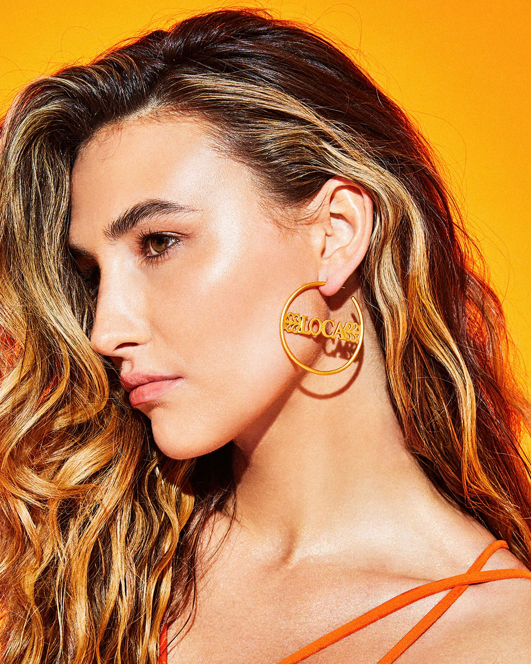 La vida loca hoops - gold plated - Image 2