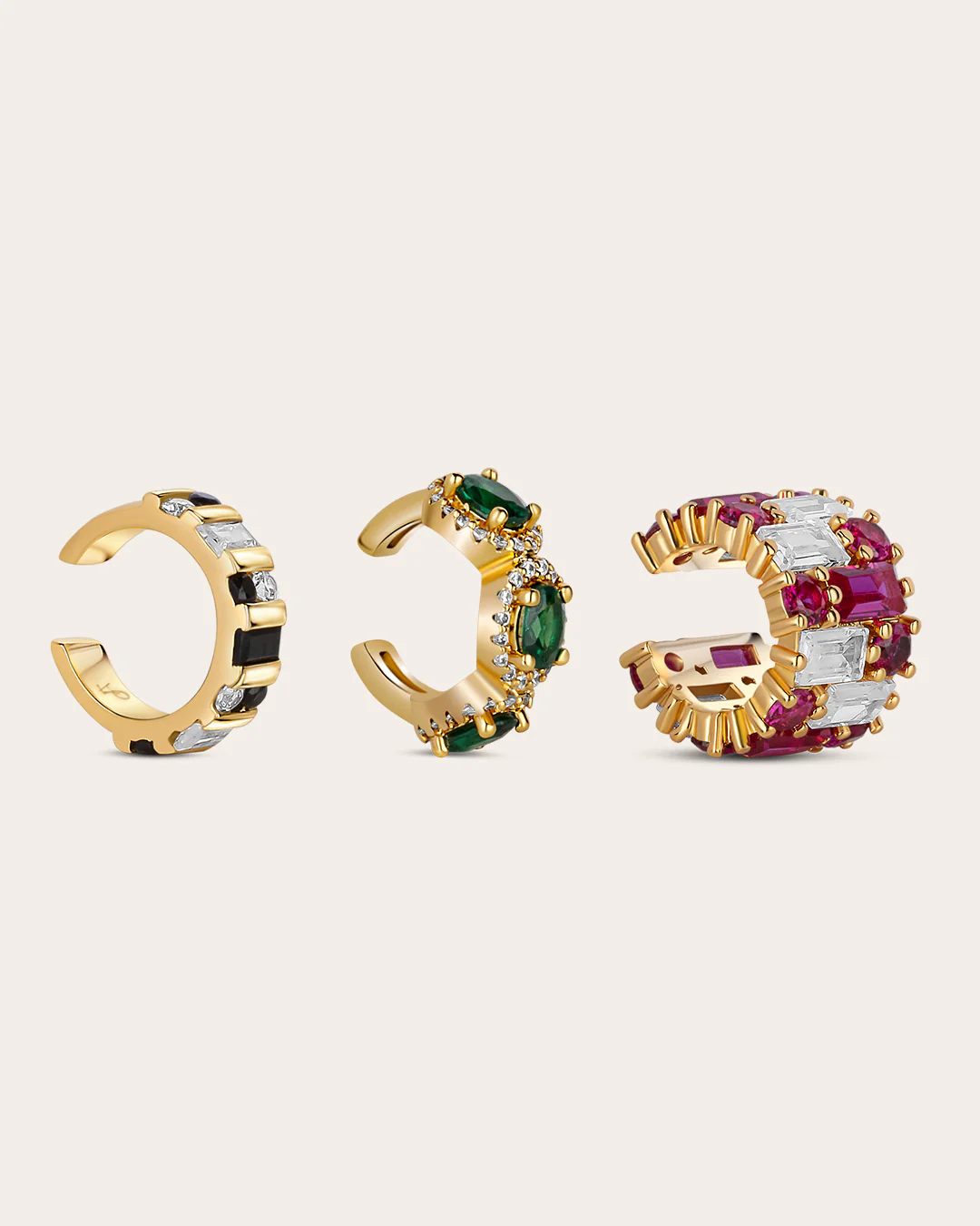 The Midnight Magic ear cuff set - gold plated - Image 3