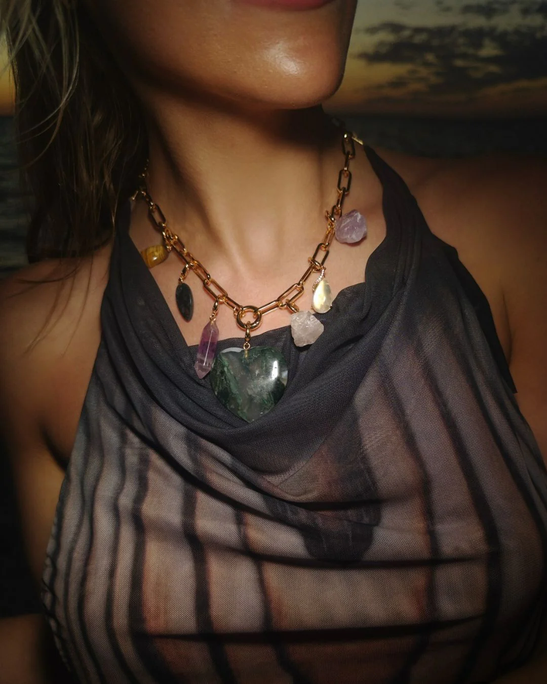The Moss Agate - Grounding pendant - Image 9