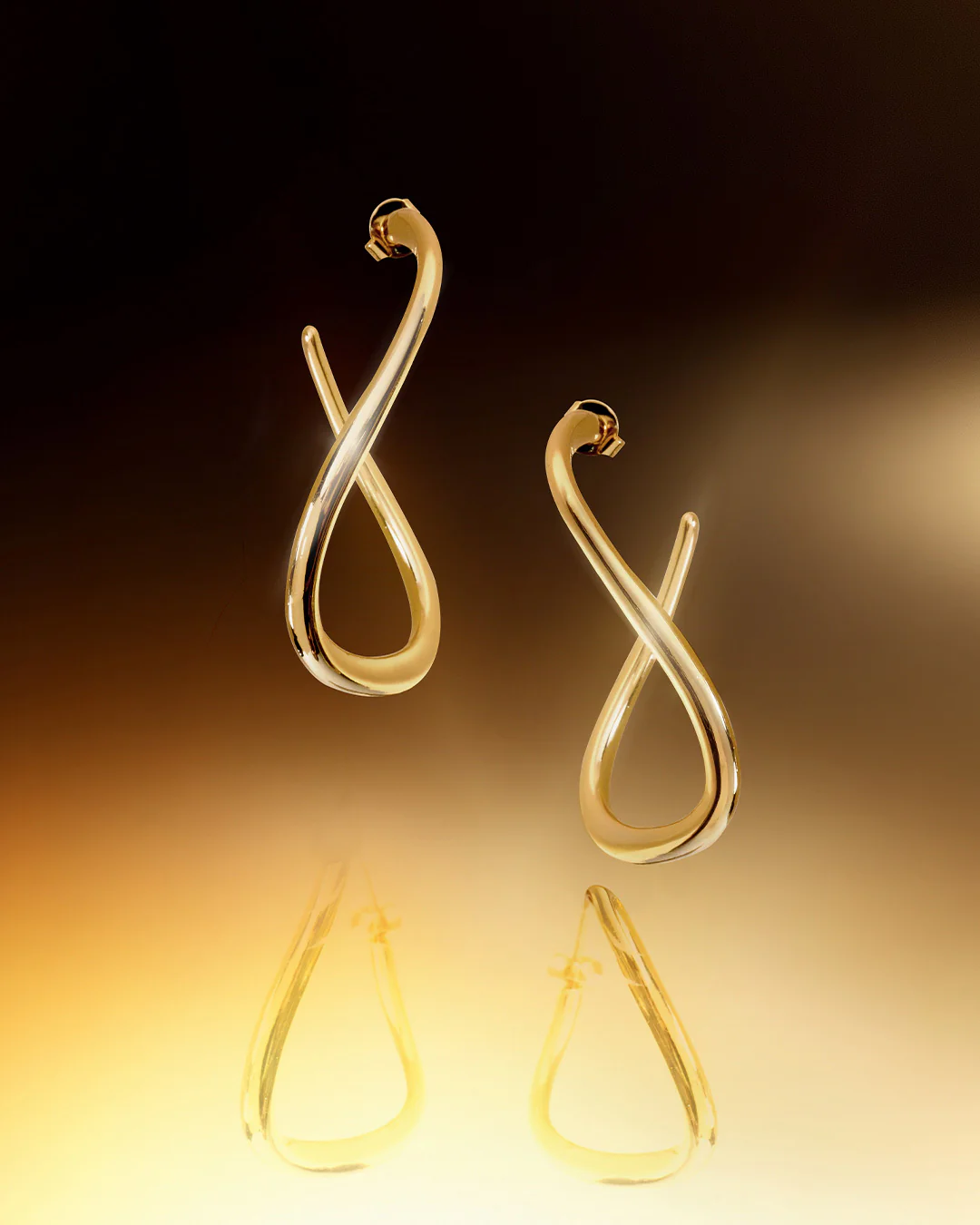 The Bella hoops - gold plated - Image 12