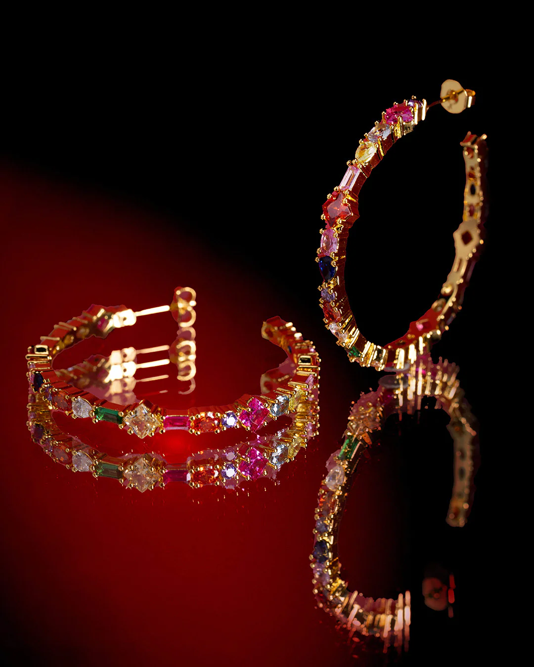 The Adriana earrings - gold plated - Image 3