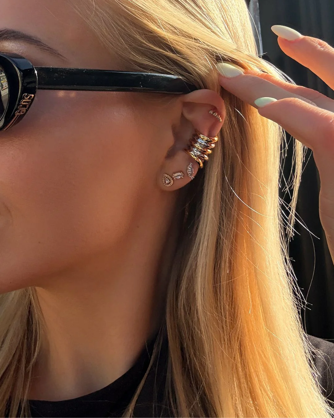 The Alba ear cuff - gold & silver plated - Image 9