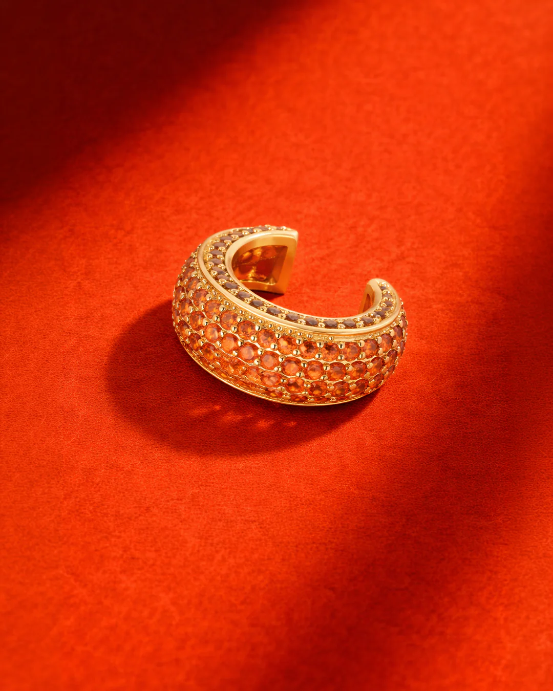 The Amber ear cuff set - gold plated - Image 7