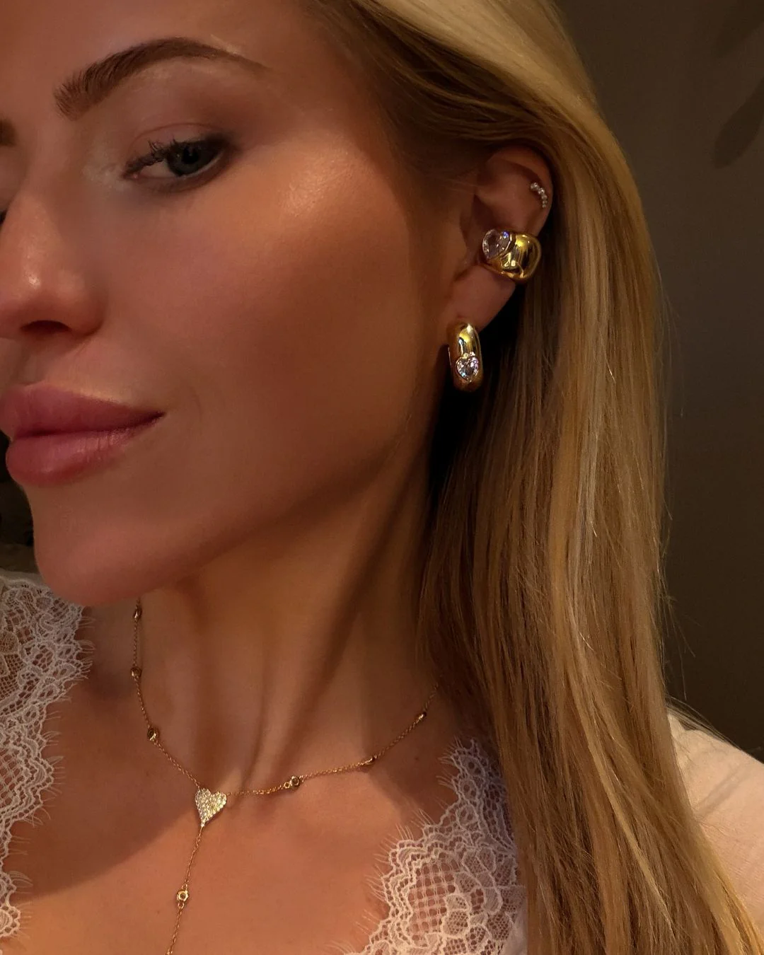 The Amour ear cuff - gold plated - Image 3