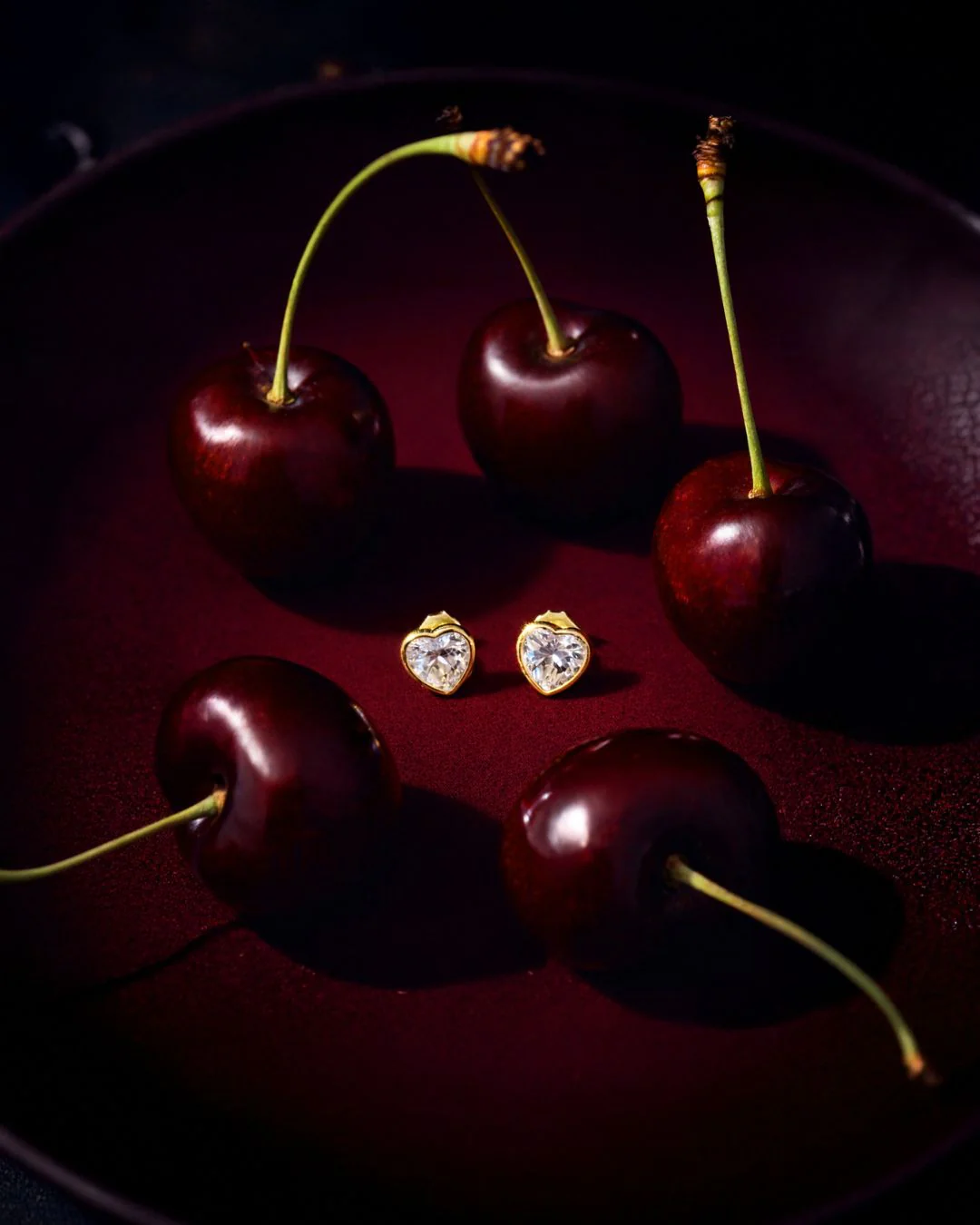 The Amour studs - gold plated - Image 3