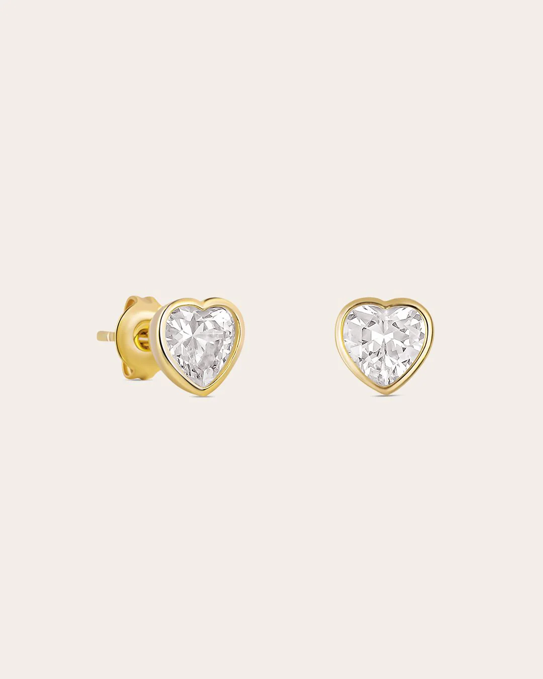 The Amour studs - gold plated - Image 7