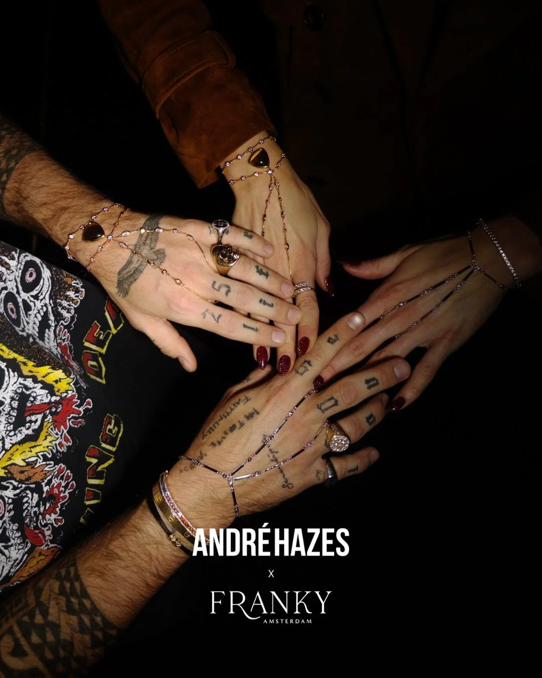 The André Hazes hand chain - silver plated - Image 6