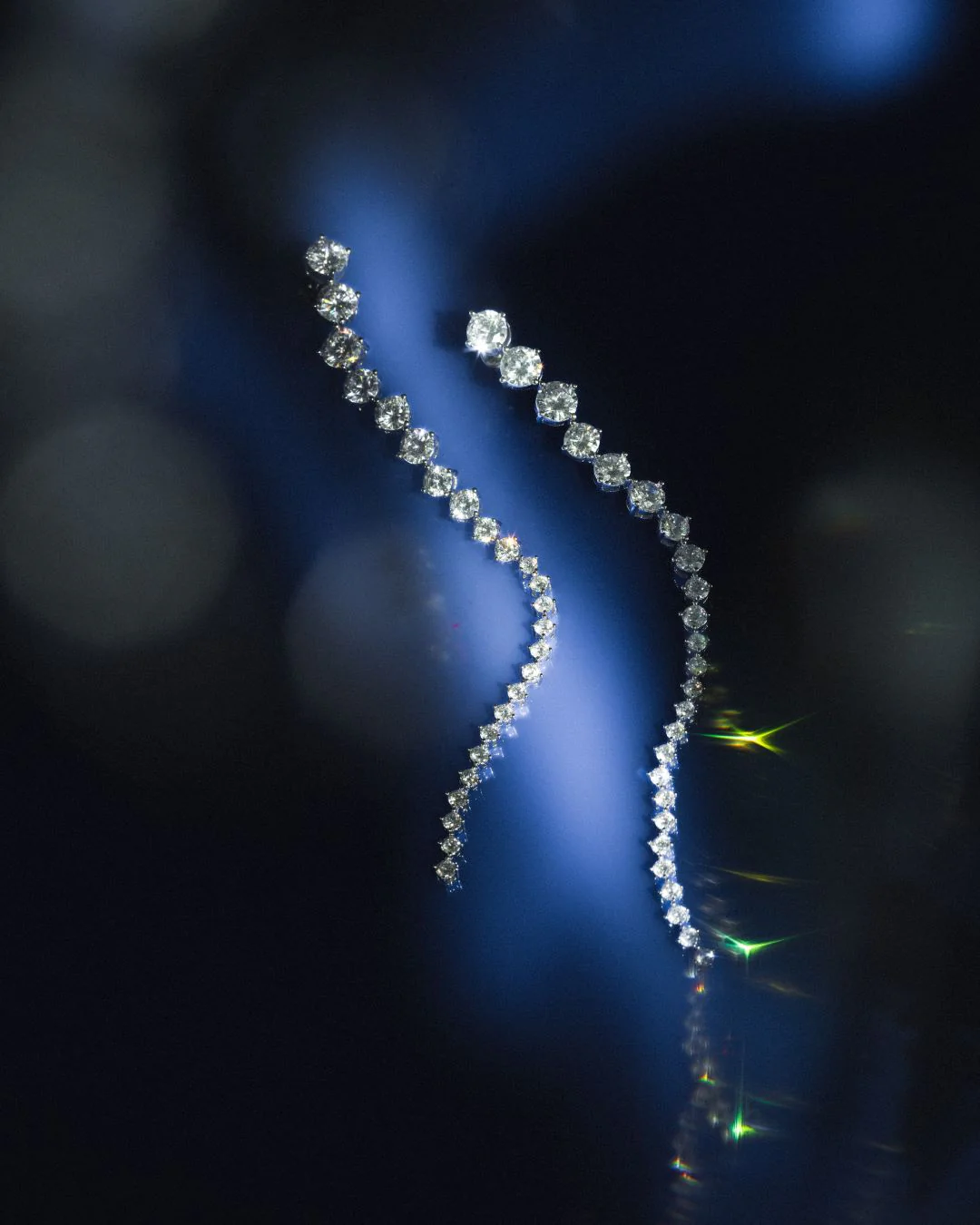 The Angelina earrings - silver plated - Image 3