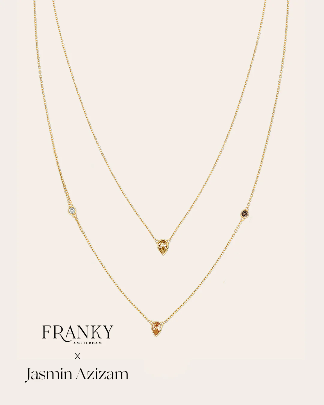 The Aurelia Hazel necklace - gold plated - Image 12