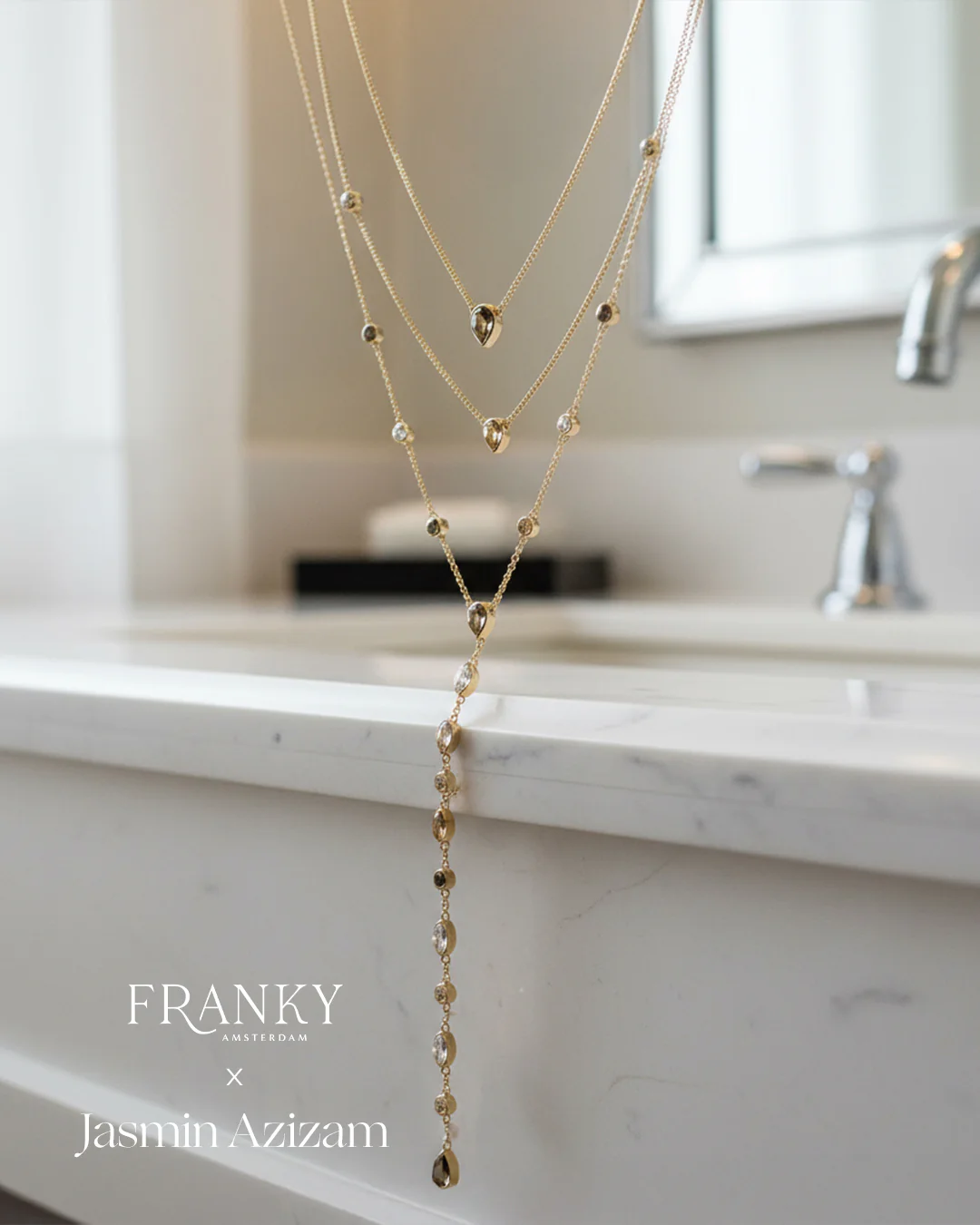 The Aurelia Hazel necklace - gold plated - Image 6