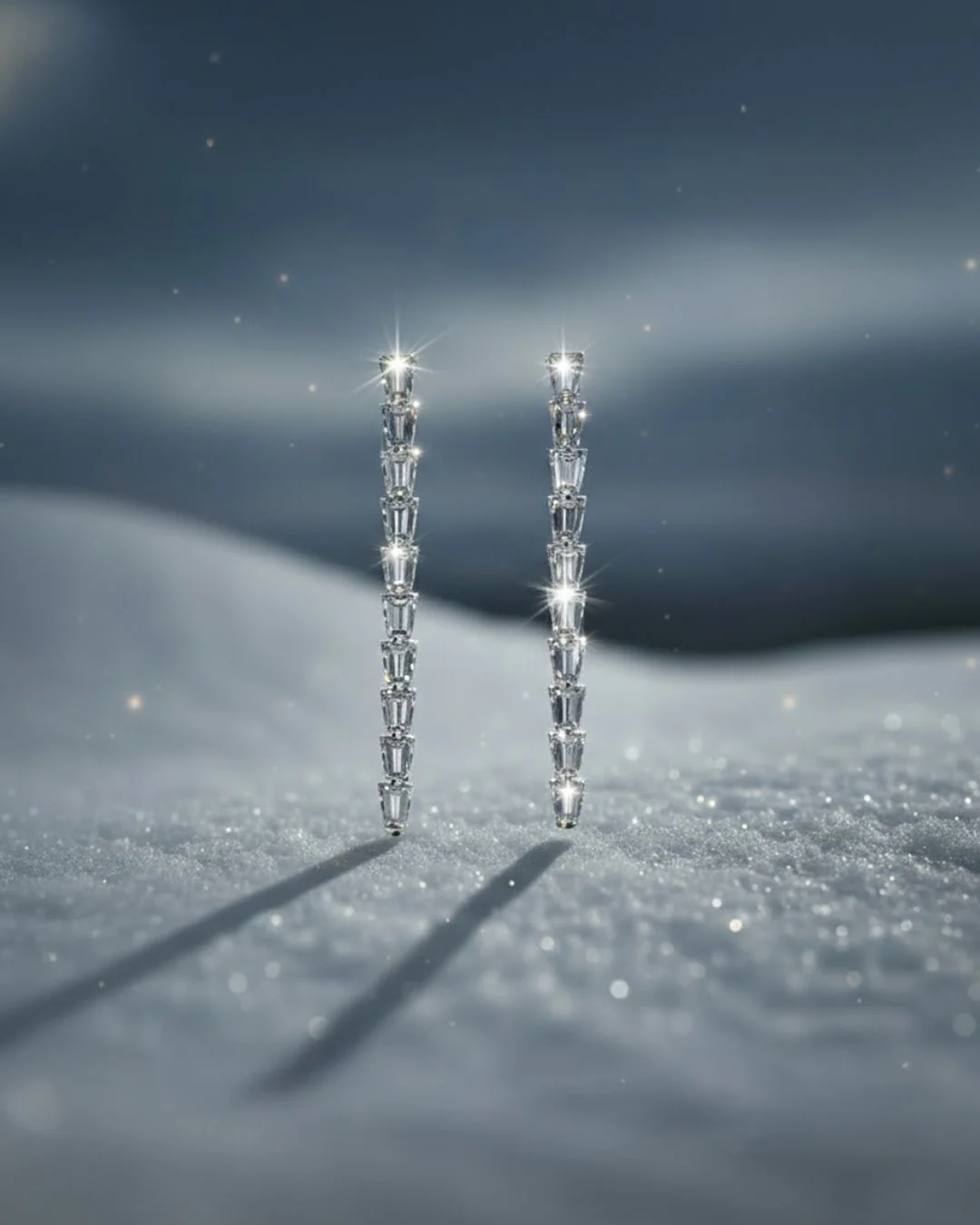 The Ava Tennis earrings - silver plated - Image 3