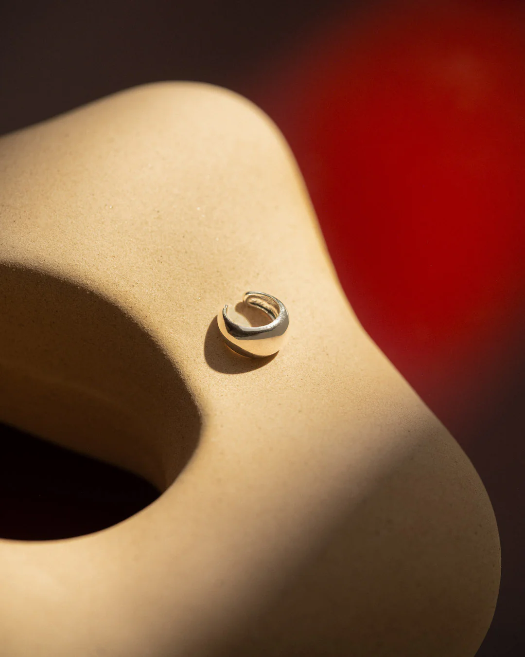 The Ayra ear cuff - silver plated - Image 3