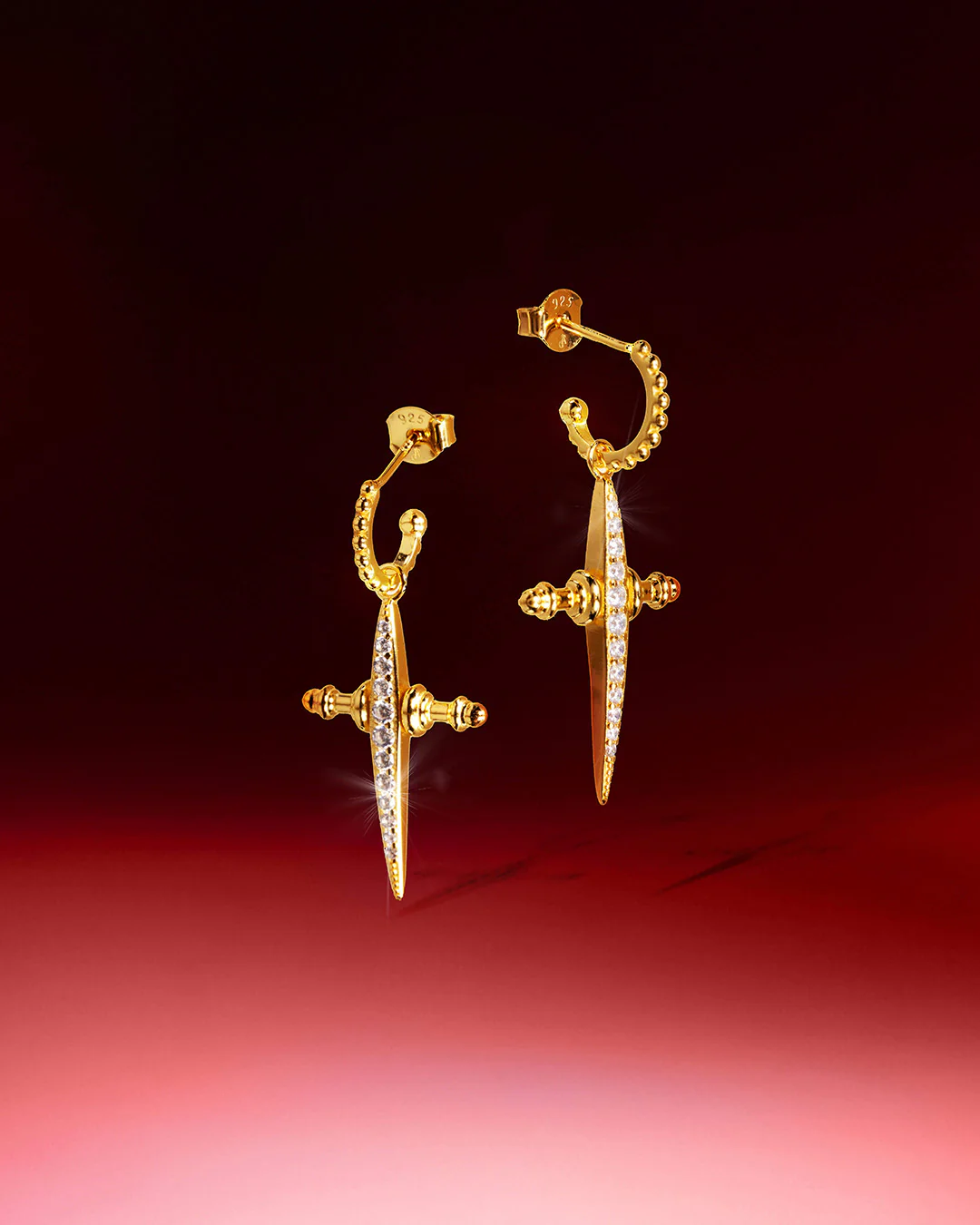The Beverly earrings - gold plated - Image 11