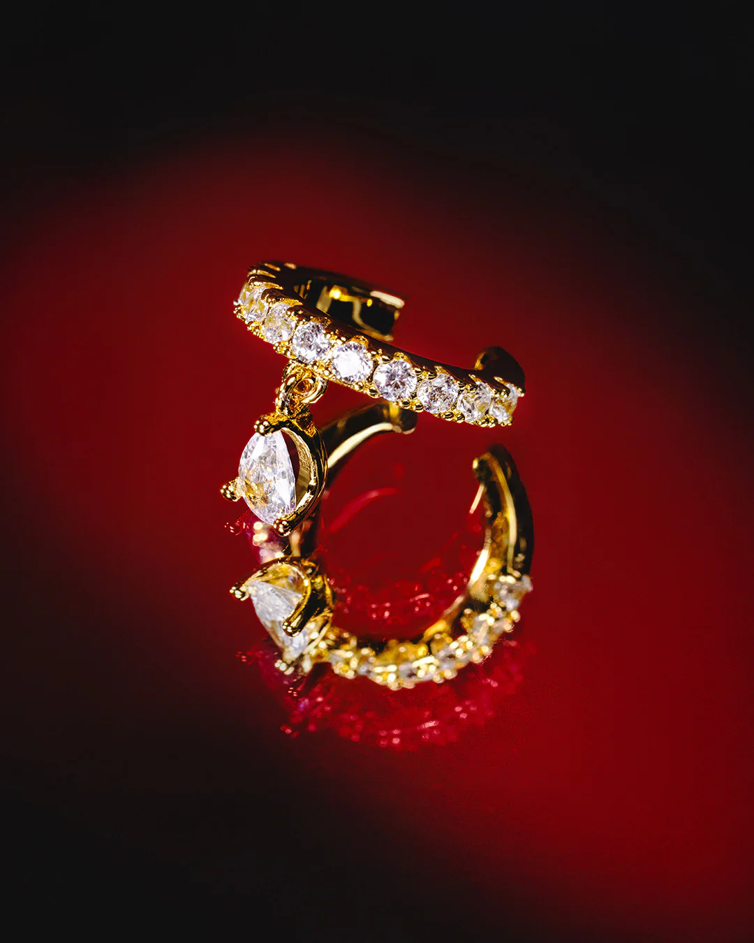 The Chloe ear cuff set - gold plated - Image 6