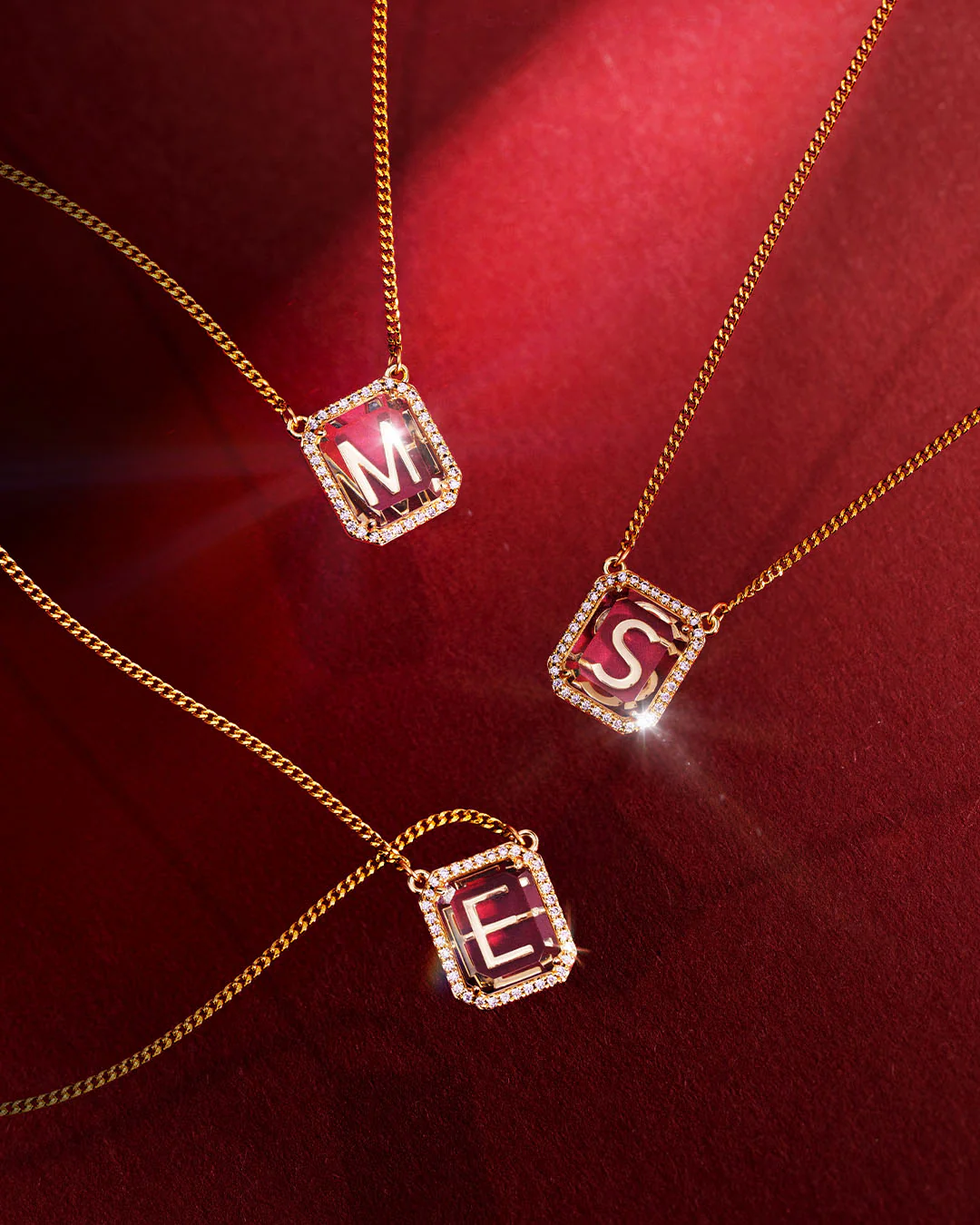 The Connection letter necklace - gold plated - Image 3