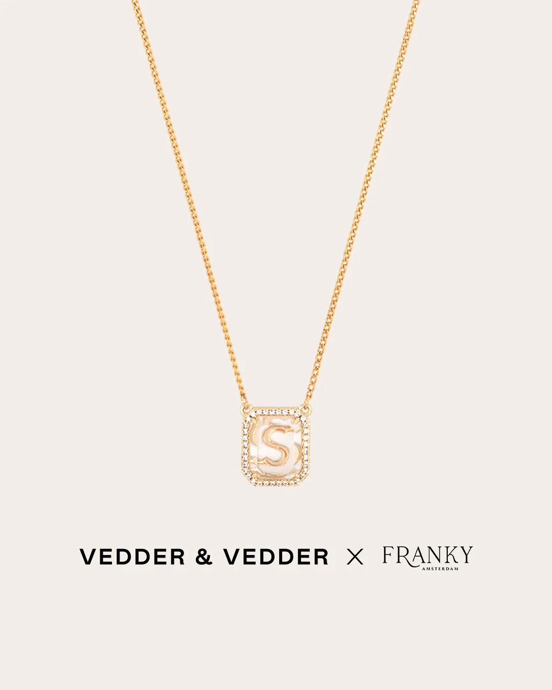The Connection letter necklace - gold plated - Image 5
