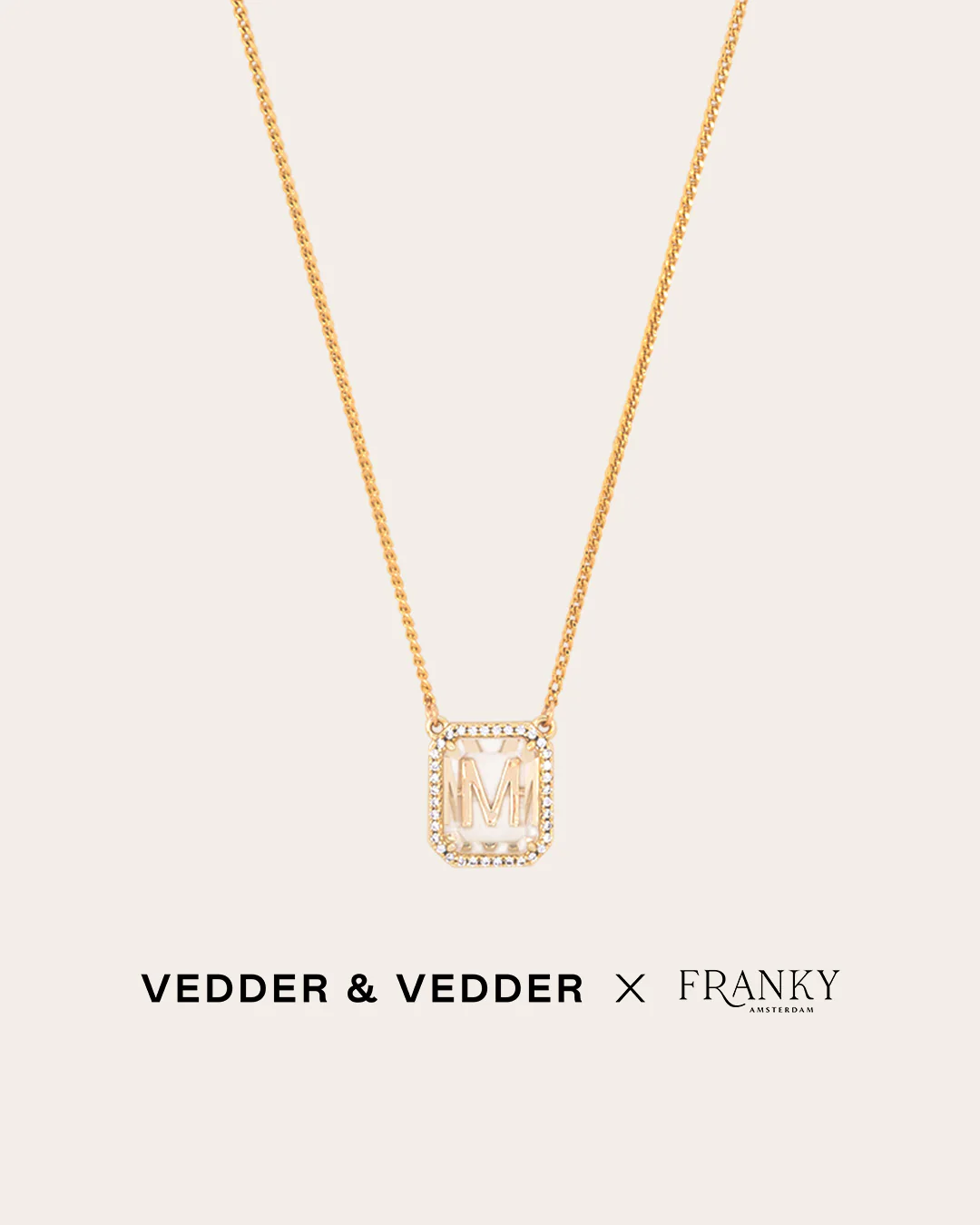 The Connection letter necklace - gold plated - Image 9