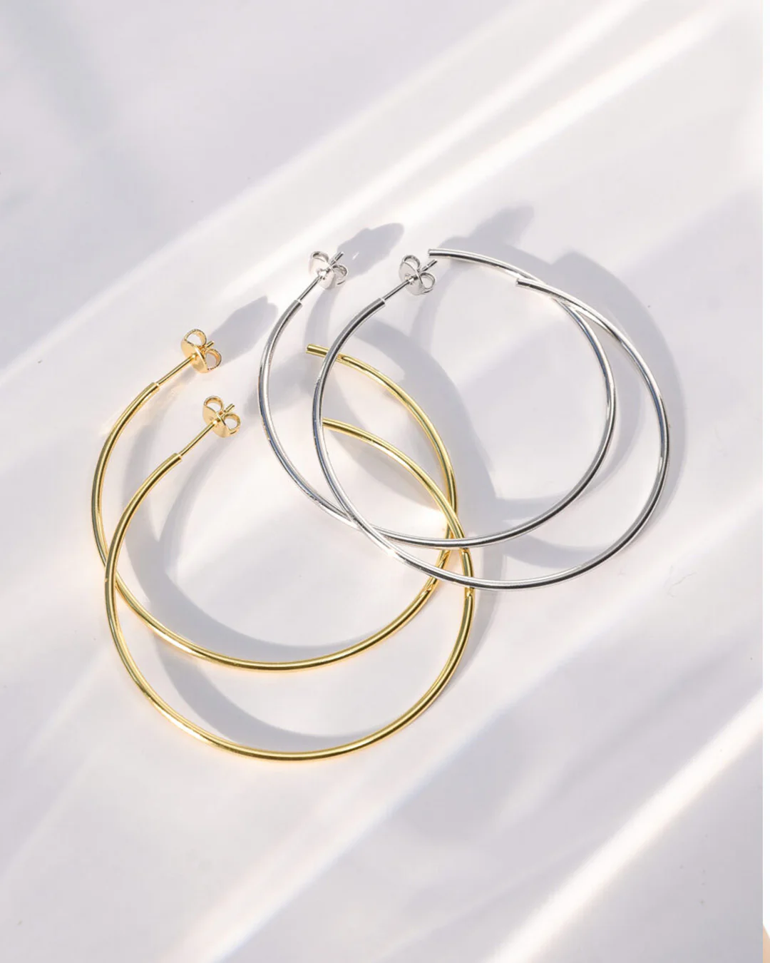 The Essential hoops - gold plated - Image 3