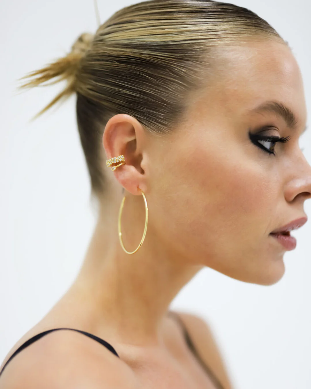 The Essential hoops - gold plated - Image 6