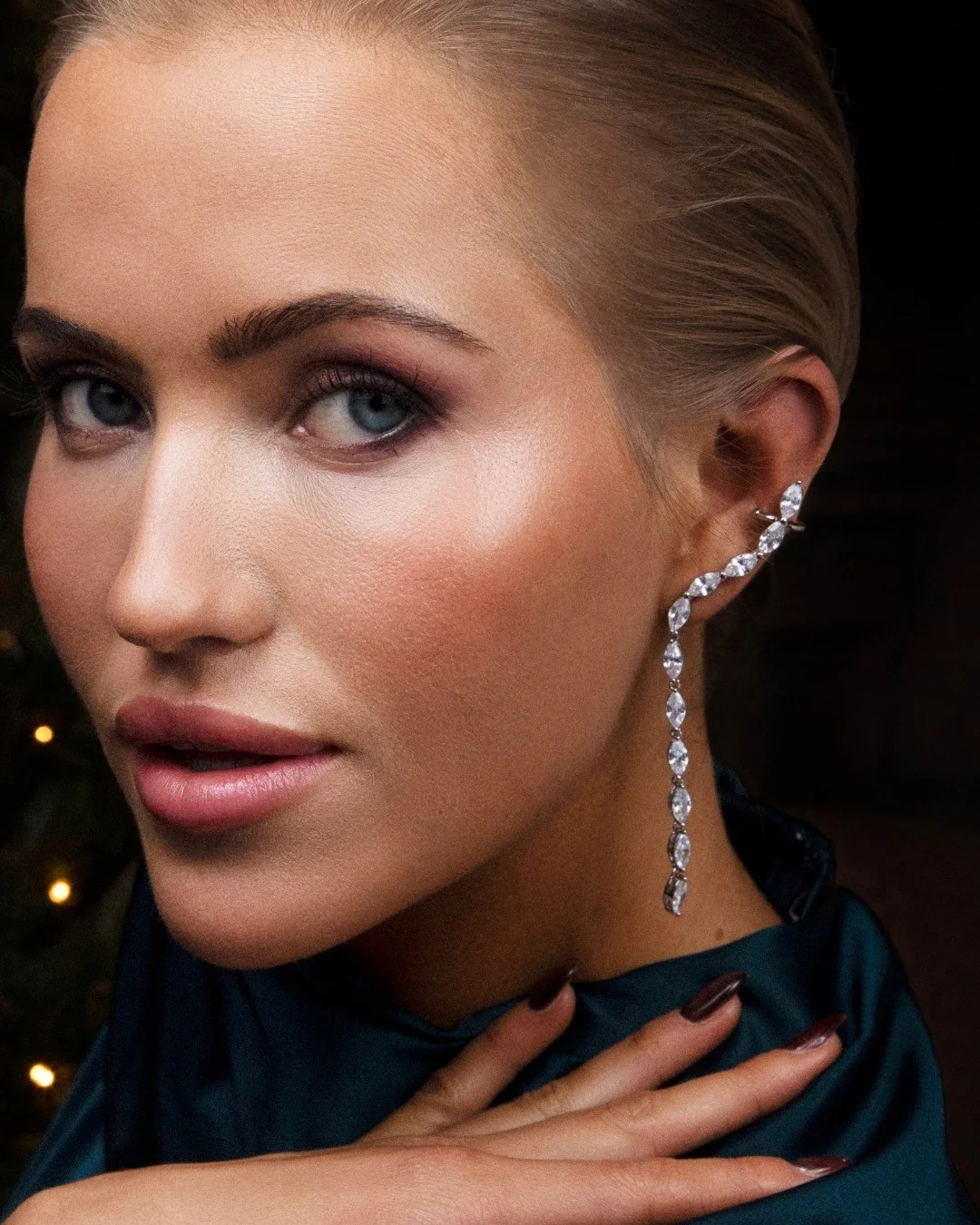 The Freya Climber earrings - silver plated - Image 9