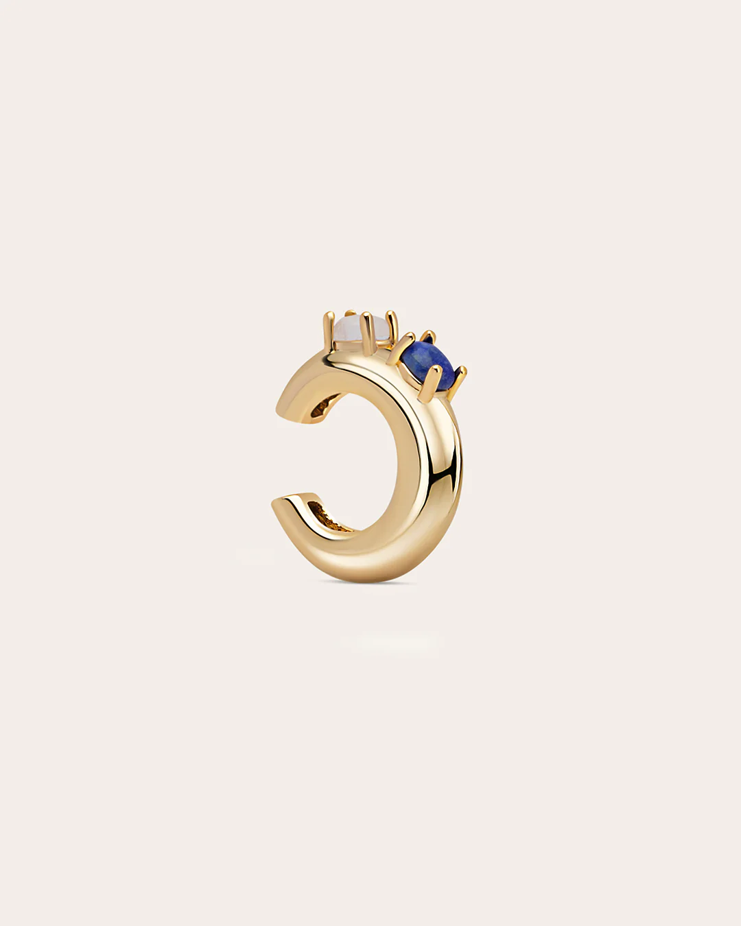The Gemstone ear cuff set - gold plated - Image 5