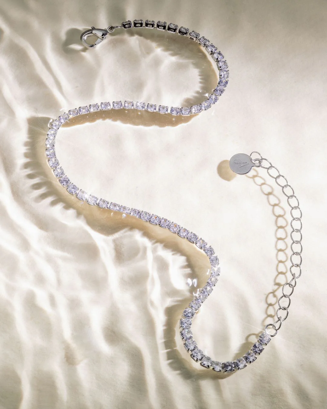 The Gigi anklet - silver plated - Image 3