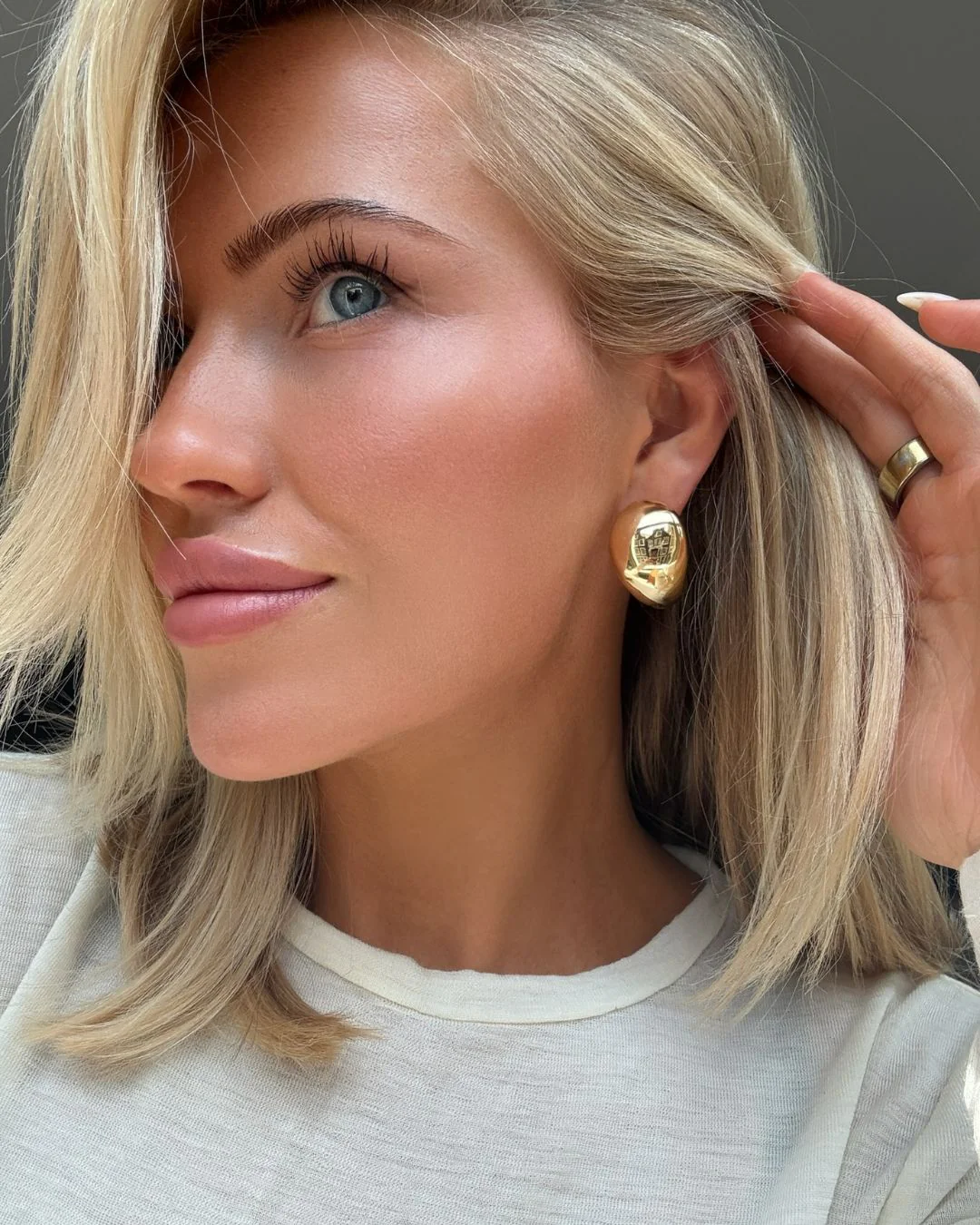 The Giulia earrings - gold plated - Image 9