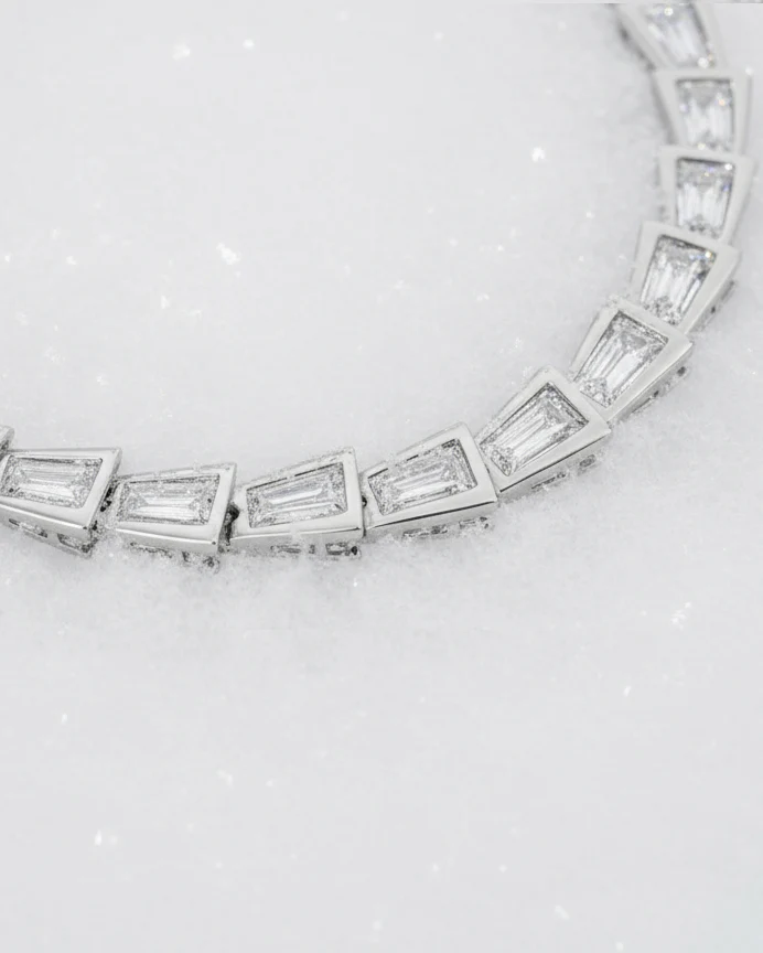 The Grace Tennis bracelet - silver plated - Image 6