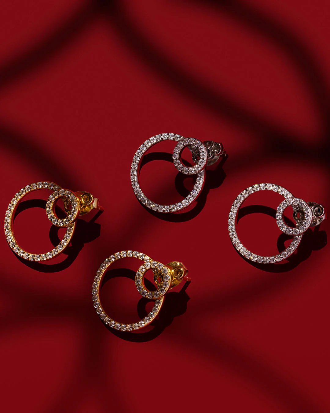 The Infinity earrings - gold plated - Image 6