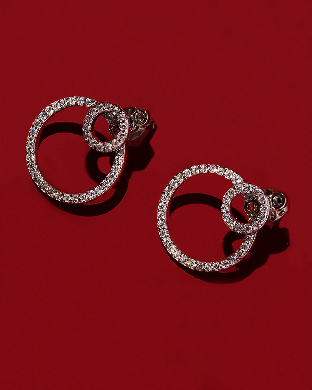 The Infinity earrings - silver plated - Image 3