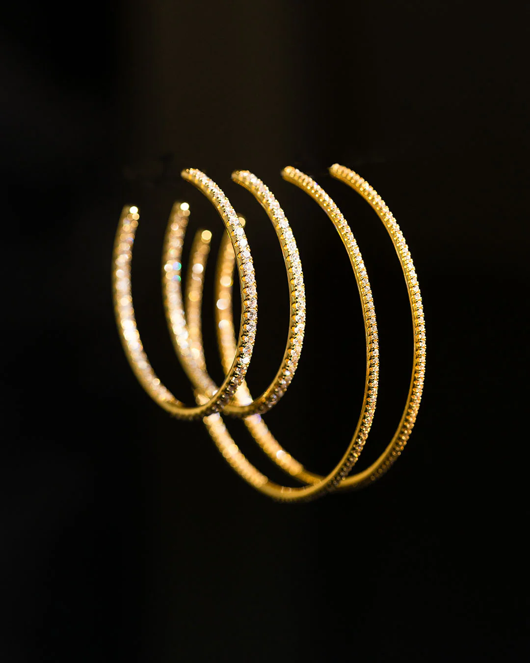 The JLo hoops - gold plated - Image 3
