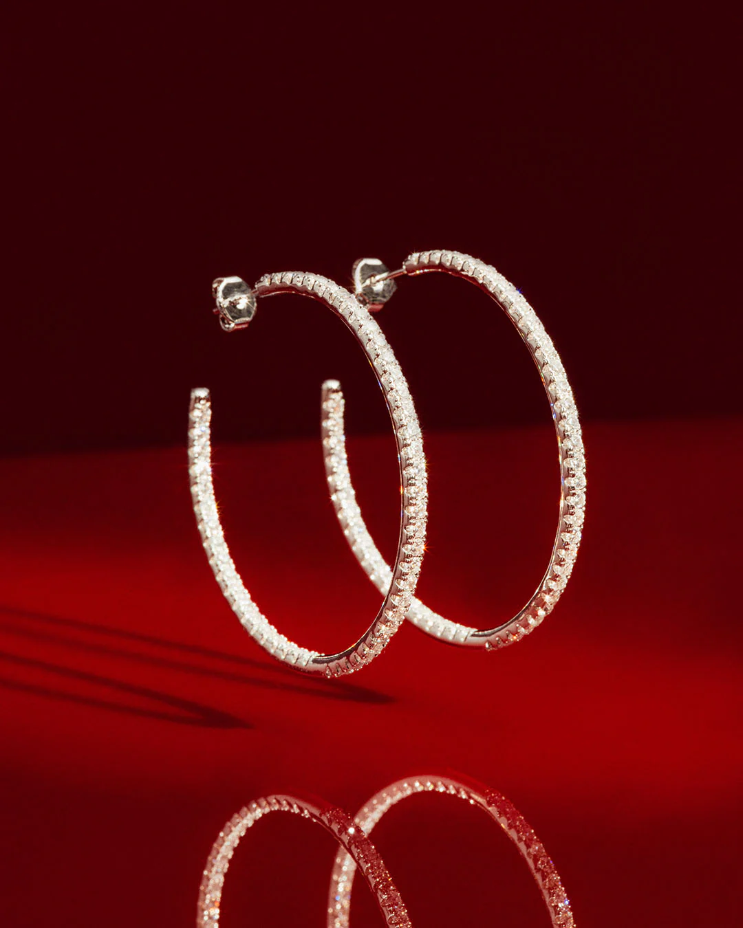The JLo hoops - silver plated - Image 3