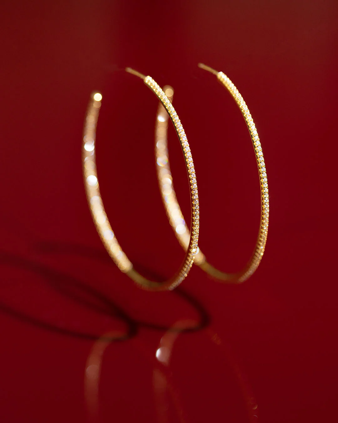 The JLo hoops XL - gold plated - Image 3