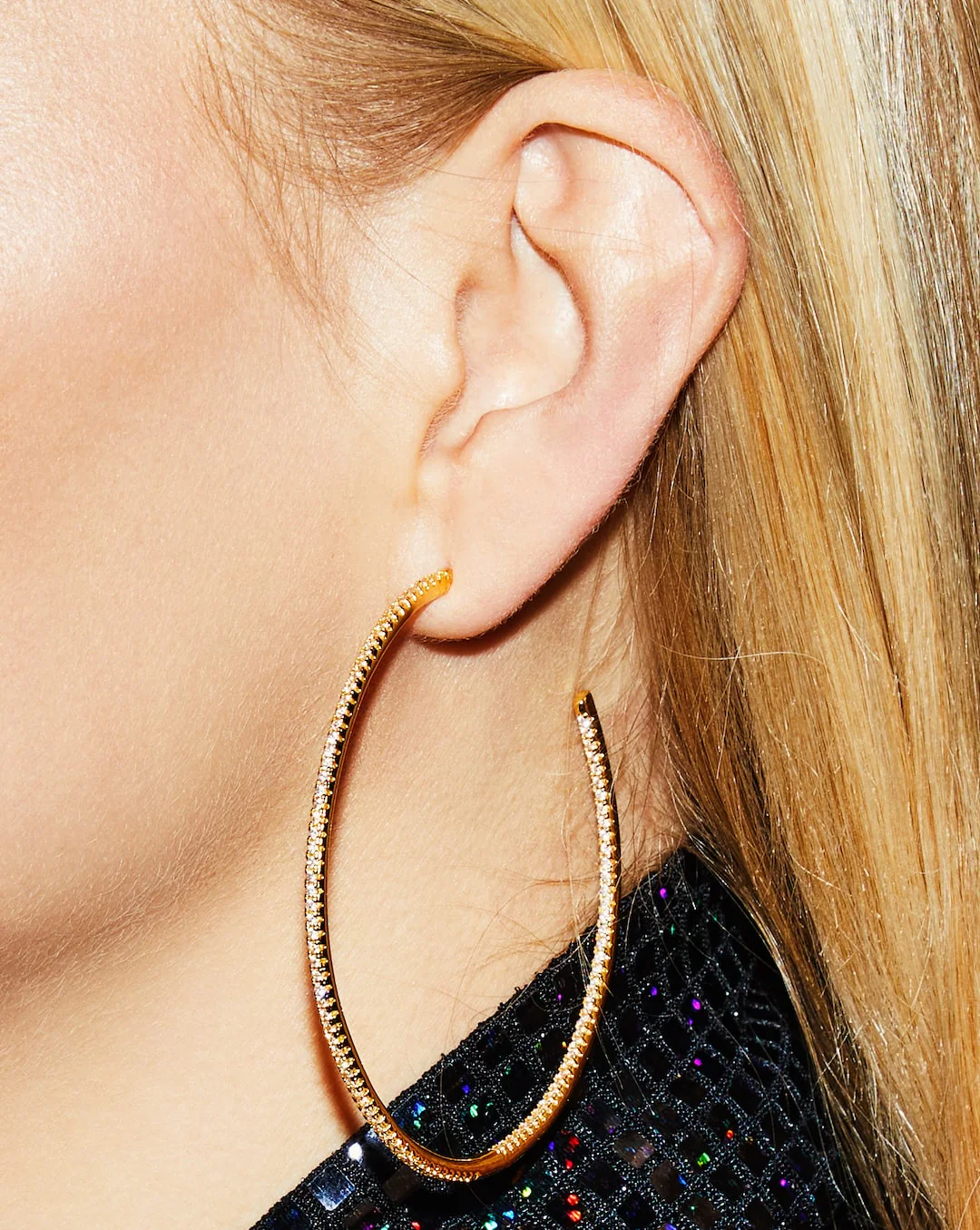 The JLo hoops XL - gold plated - Image 6