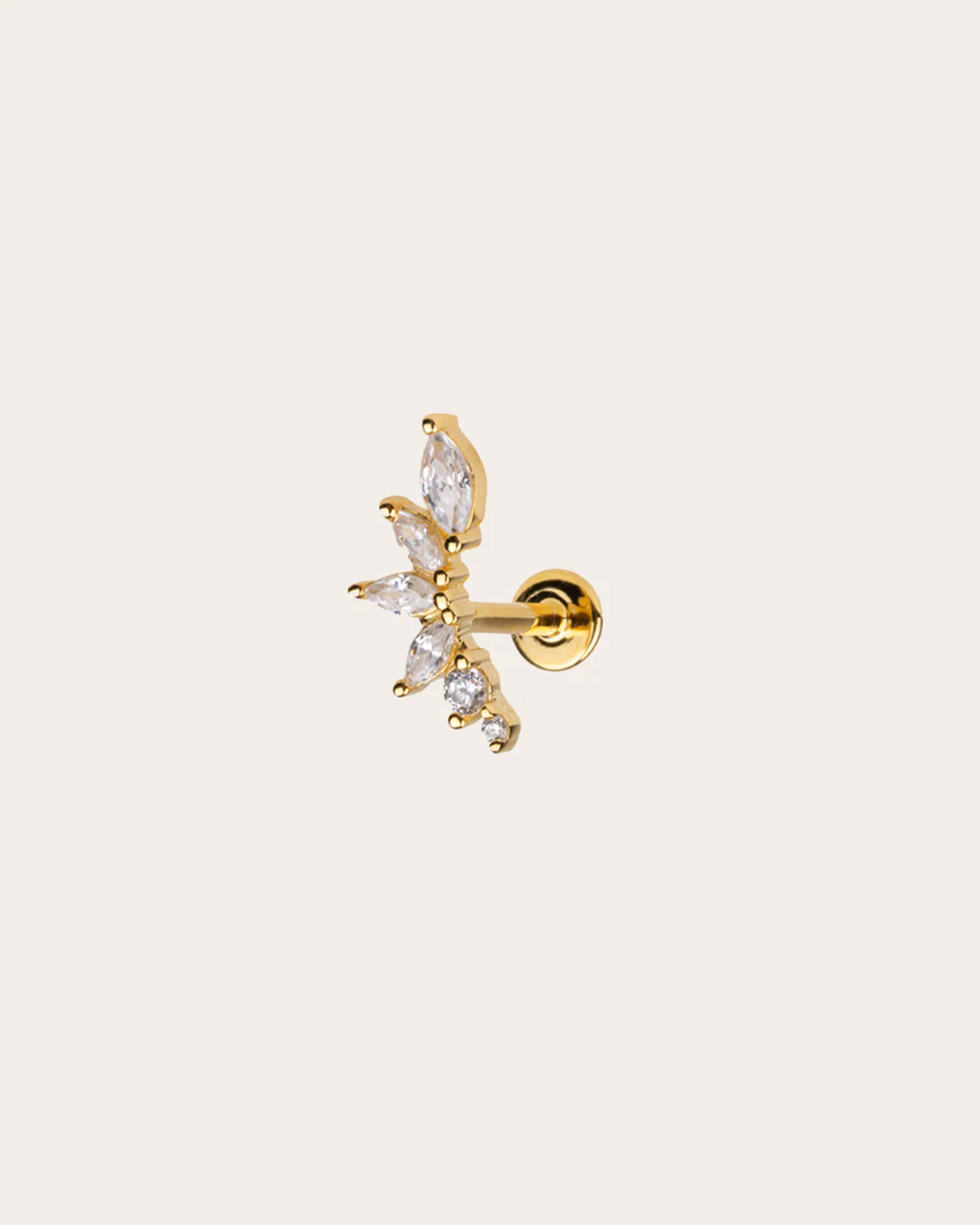 The Lia piercing right side - gold plated - Image 3