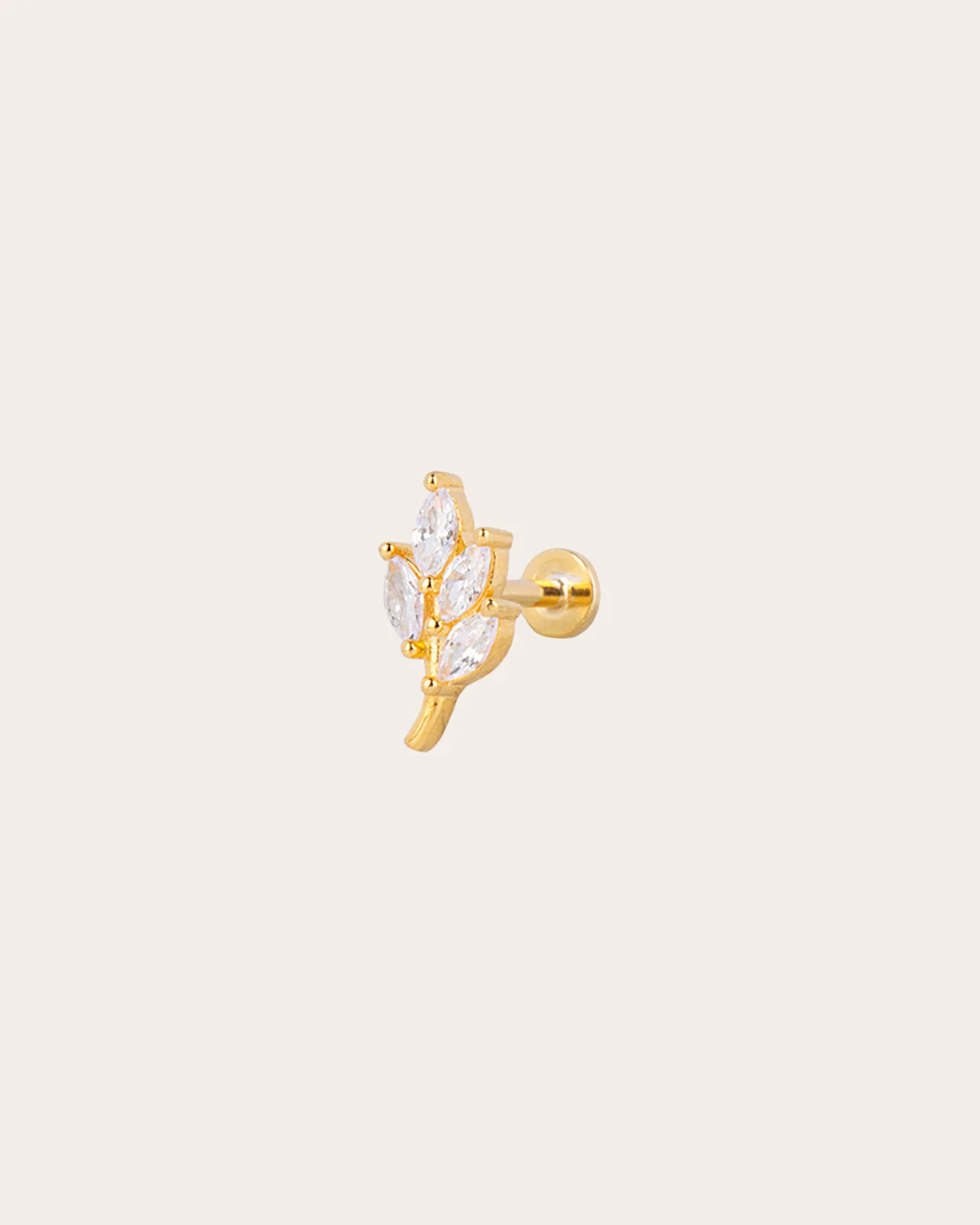 The Liv piercing left side - gold plated - Image 3