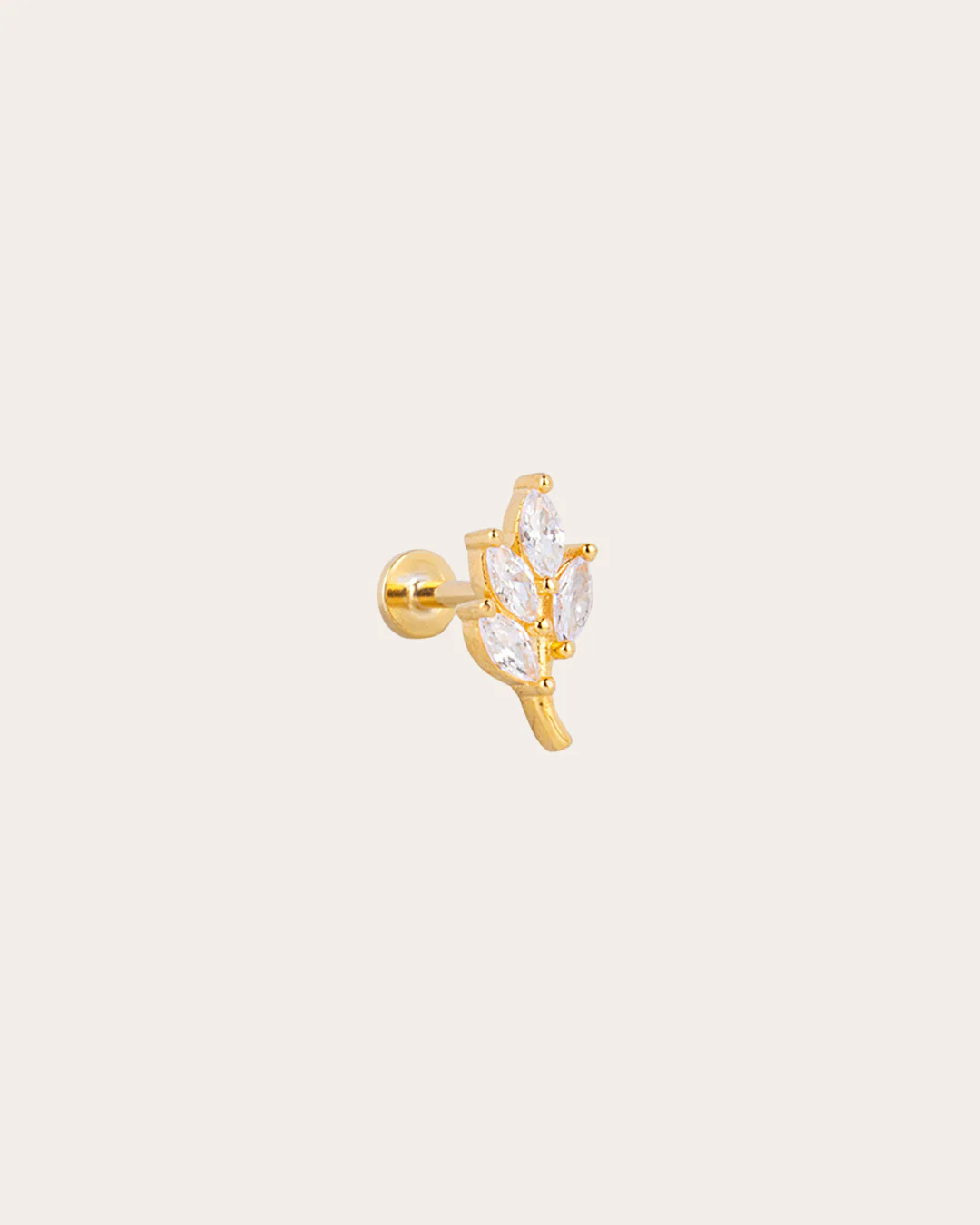 The Liv piercing right side - gold plated - Image 3