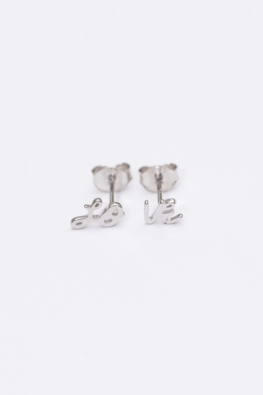 The LO-VE earrings - silver plated - Image 3