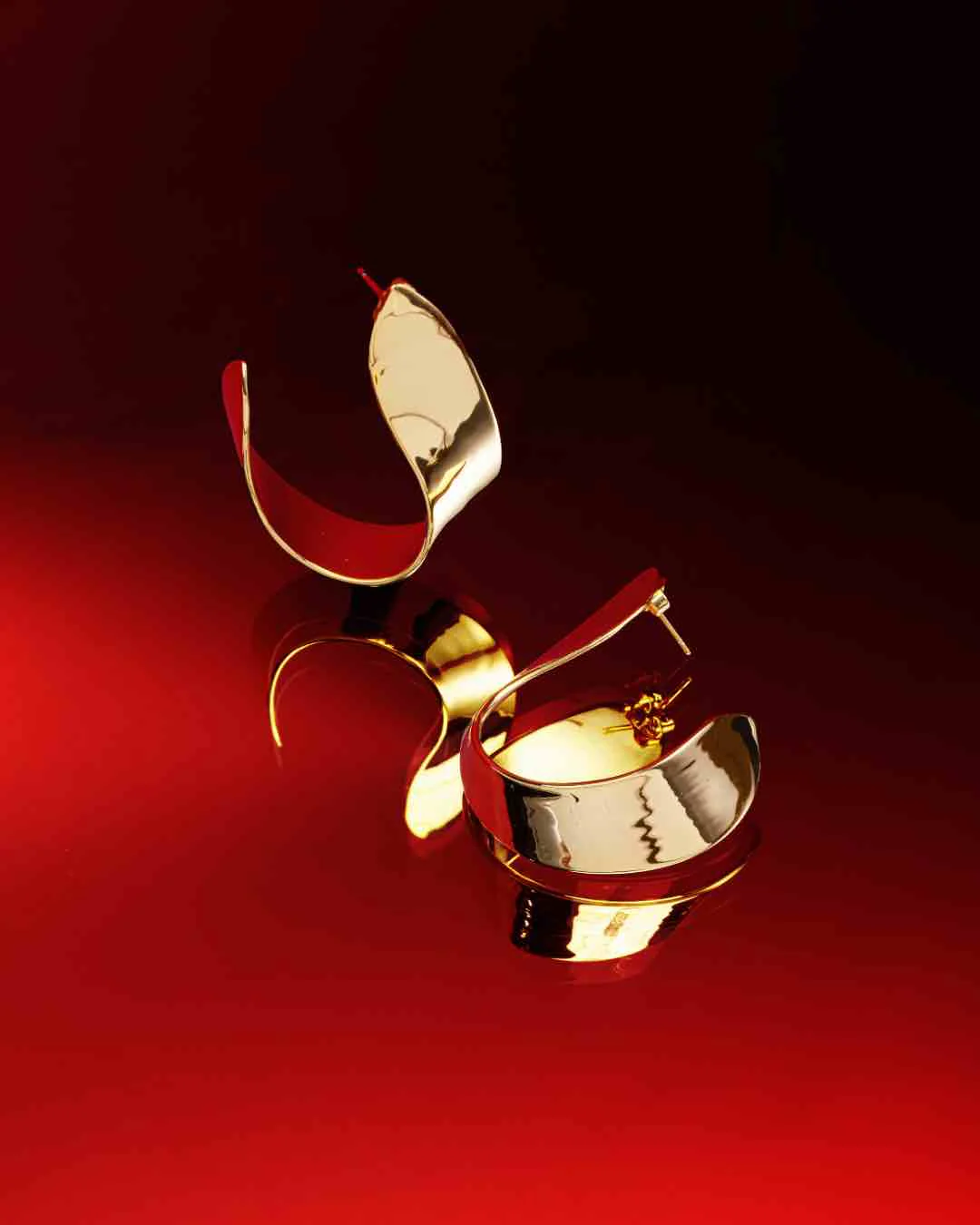 The Lunar earrings - gold plated - Image 7