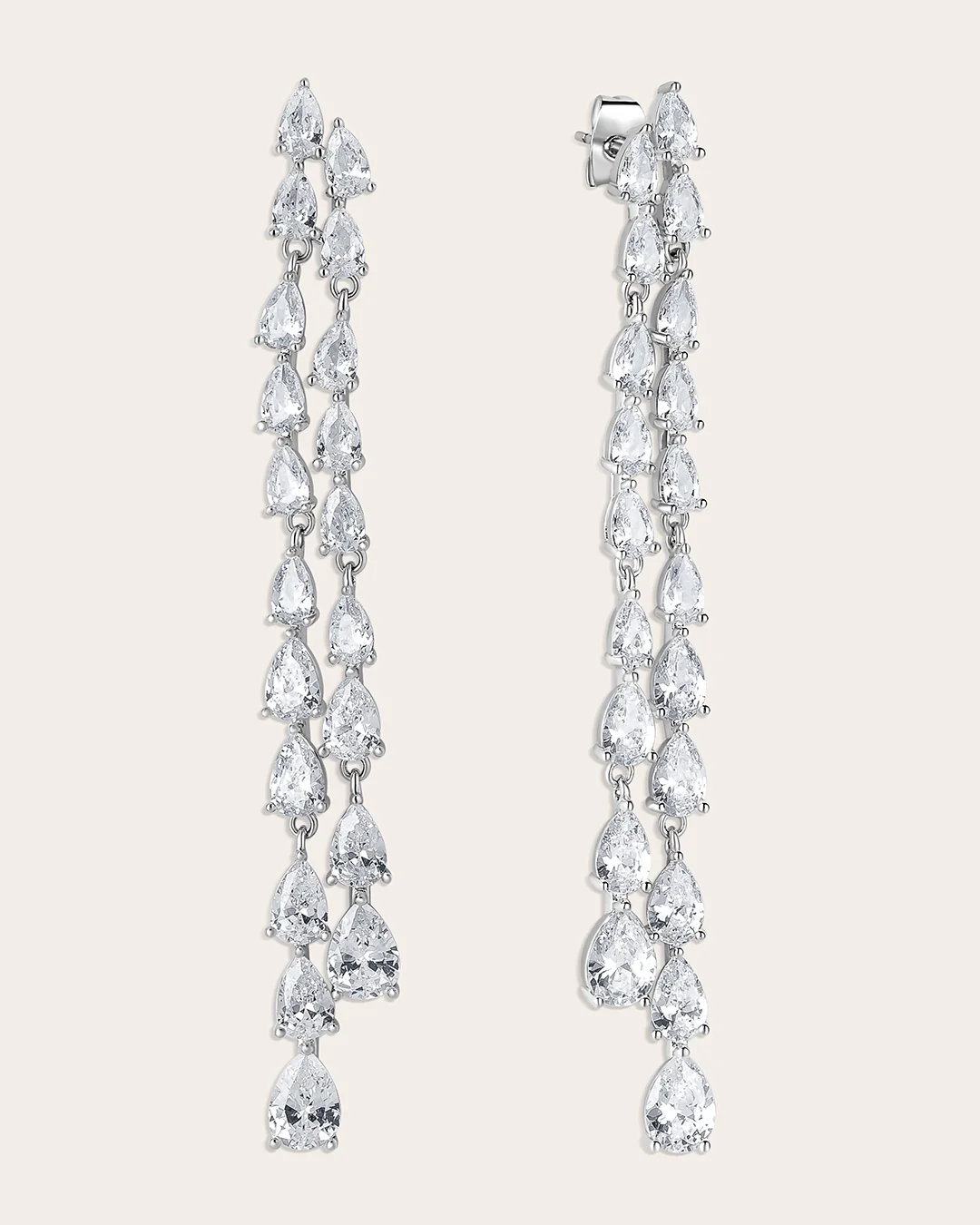 The Marilyn earrings - silver plated - Image 5