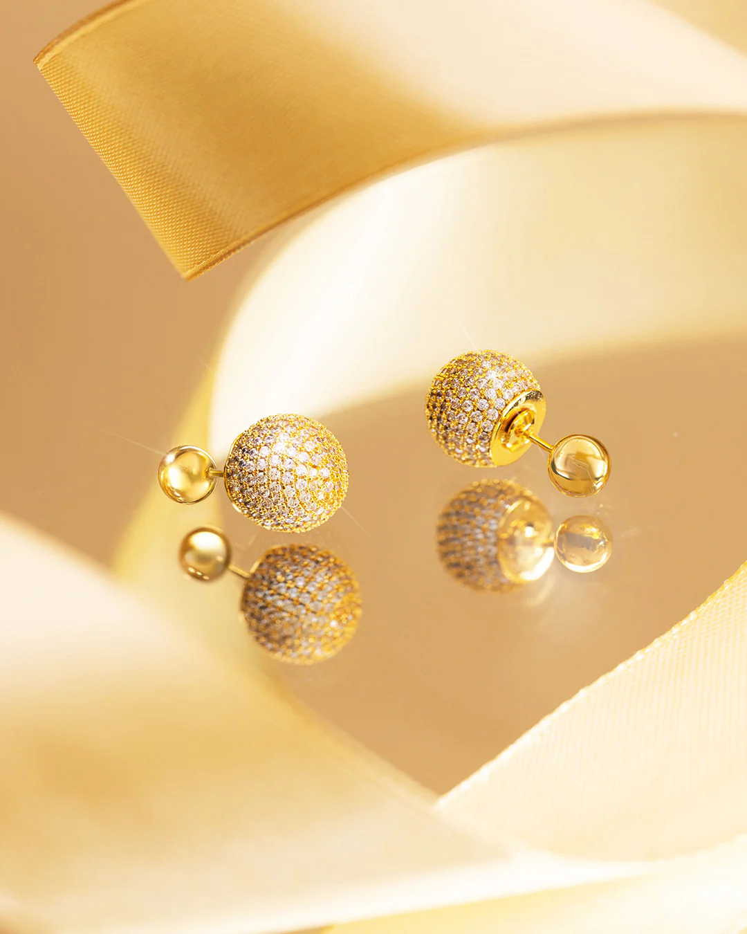 The Rosie earrings - gold plated - Image 3