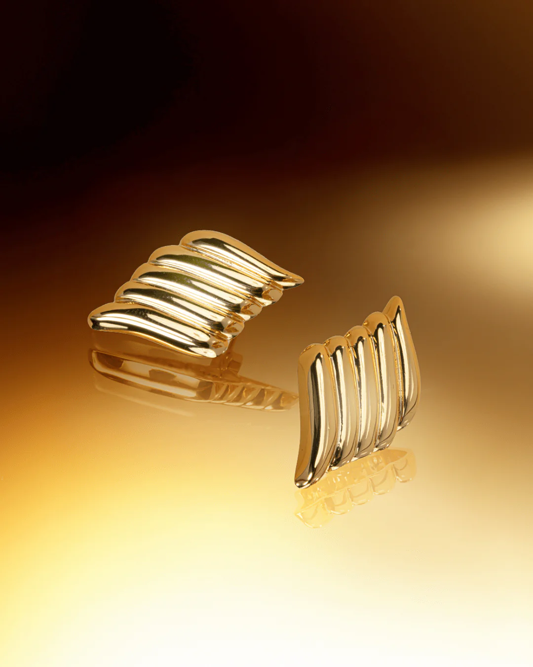 The Sofia studs - gold plated - Image 8
