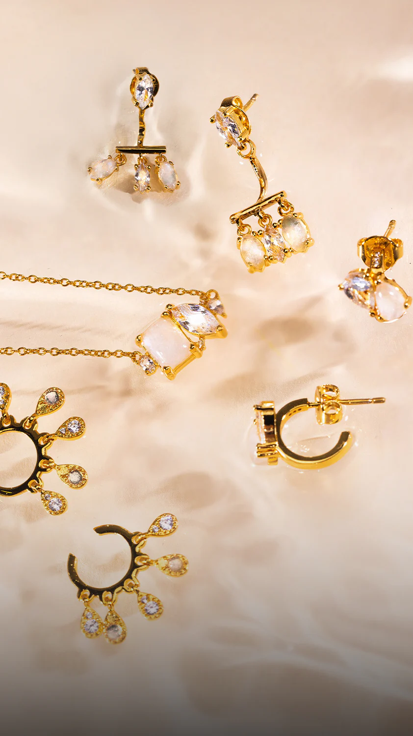 The Sora Ear Cuff Set - gold plated - Image 3