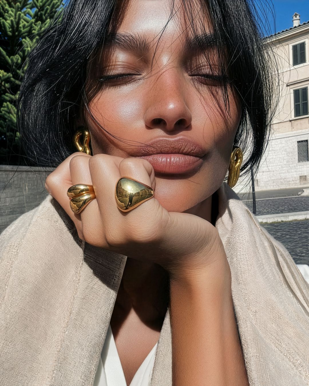 The Elia Statement Ring - gold plated - Image 3