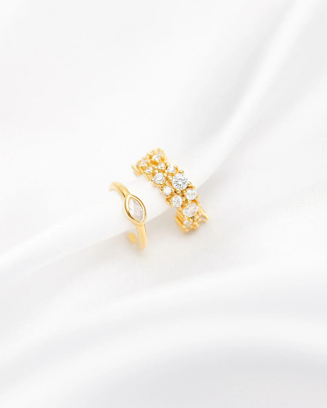 The Venice ear cuff set - gold plated - Image 4