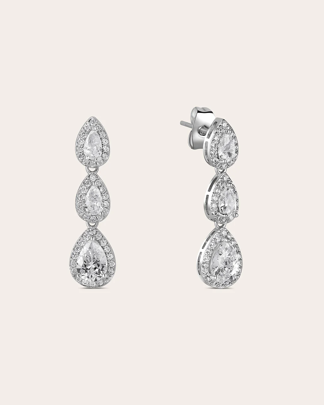 The Vivien earrings - silver plated - Image 7